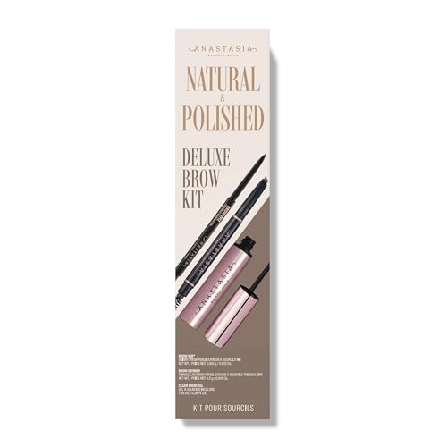 Anastasia Beverly Hills - Natural & Polished Deluxe Brow Kit - Medium Brown