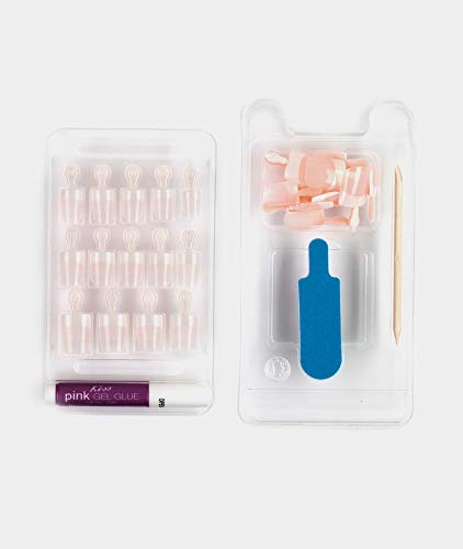 KISS Salon Acrylic French Nails Kit Pet Peeve Real Short (3 PACK)