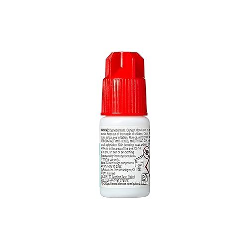 KISS PowerFlex Maximum Speed Nail Glue for Press On Nails, Super Strength Flex Formula Nail Adhesive, Includes One Bottle 3g (0.10 oz.) with Twist-Off Cap & Nozzle Tip Squeeze Applicator