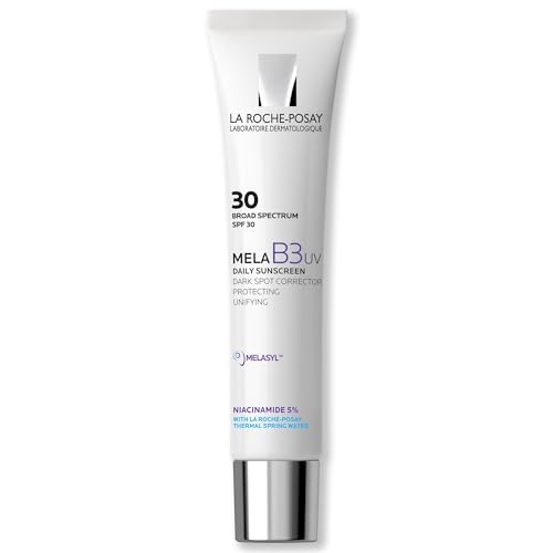 La Roche-Posay Mela B3 UV Daily Sunscreen, Face Moisturizer With SPF 30 + Anti-Aging Melasyl + 5% Niacinamide, Helps Correct & Protect From Sun Damage, Face Sunscreen With No White Cast, 40ML