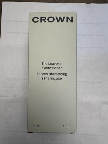 CROWN AFFAIR - The Leave-In Conditioner, All Hair Types, A Universal Nourishing Cream for Touchable, Hydrated Hair, 5.10 Ounce (Pack of 1)