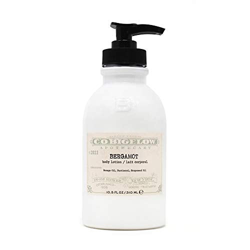 C.O. Bigelow Iconic Collection Bergamot Body Lotion, with Borage Oil, Panthenol, Grapeseed Oil, and Shea Butter, 10.5 fl oz