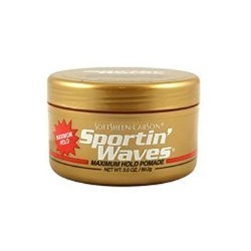 Soft Sheen Sportin Waves Max. Hold Pomade 3.5oz (3 Pack)
