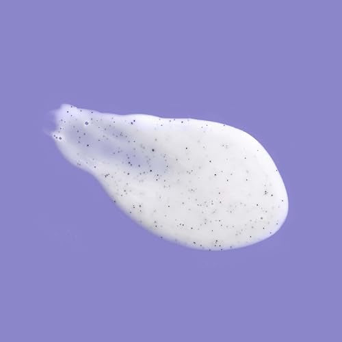 OGX Calming + Amethyst & Lavender Body Scrub & Wash, Gently Exfoliating, 19.5 fl oz