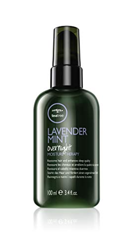 Tea Tree Lavender Mint Overnight Moisture Therapy, Leave-In Treatment, Restores Hair + Enhances Sleep Quality, For Coarse, Curly + Dry Hair, 3.4 fl. oz.