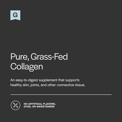 Gainful Performance Boost Collagen Peptides Powder with Vitamin C, Skin, Immune & Joint Support, Grass Fed Bovine Collagen, Unflavored, 14 Servings