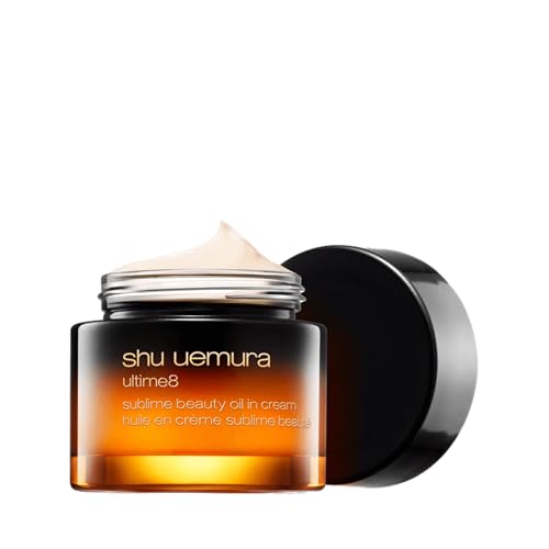 shu uemura Ultime8 Sublime Beauty Oil in Cream, Hydrating Face Cream Helps Reduce Fine Lines, Facial Moisturizer to Firm and Plump Skin, 1.7 Fl. Oz.