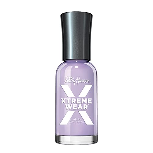 Sally Hansen Xtreme Wear Nail Polish, Streak-Free, Shiny Finish, Long-Lasting Nail Color, Lacey Lilac, 0.12 fl oz