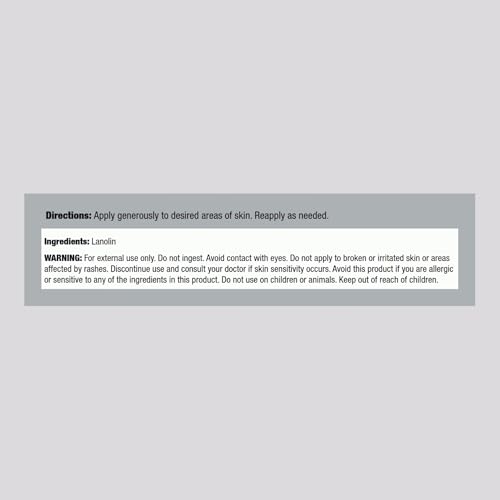 Piping Rock Lanolin Nipple Cream | 7 fl oz | Pure Hand & Skin Ointment | Soothing Balm
