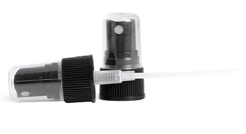 WM (Bulk Pack of 24) 4 oz Amber Refillable, Empty Plastic Cylinder Bottles w/Black Fine Mist Spray Cap. Used in DIY Oils, Soap, Shampoo, Hydration, Cleaning, Cosmetics, Aromatherapy and more