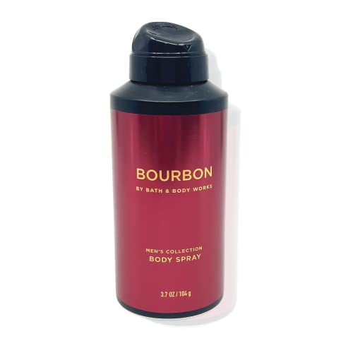 Bath & Body Works Bourbon Body Spray 3.7oz - pack of 3 - Men’s Collection Body Spray for Men