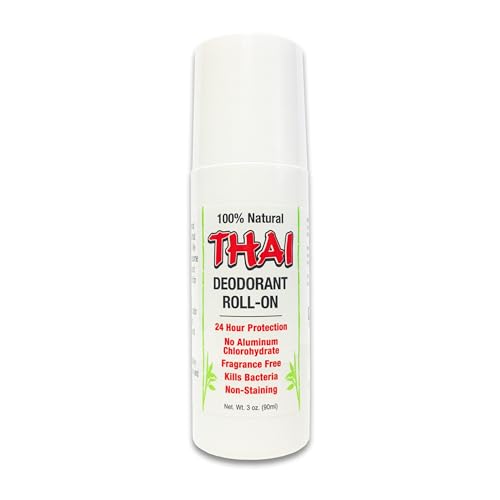 Thai Deodorant Stone Thai Crystal Mist Roll On Deodorant, 3 Oz