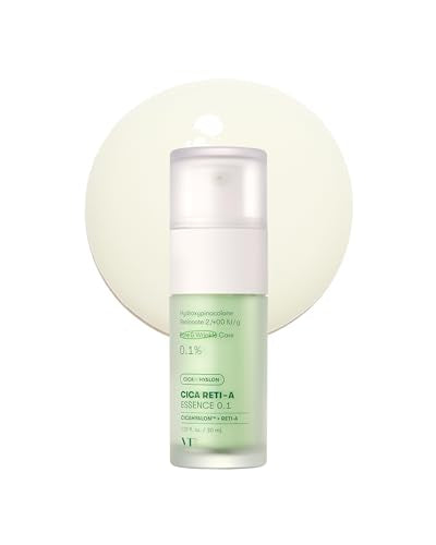 VT COSMETICS Cica Reti-A Retinol Essence 0.1 Skin Balancing Essence For Sensitive Skin 1.01 fl oz