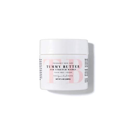 The Spoiled Mama Tummy Butter Stretch Mark Prevention Cream | Safe for Pregnancy | Non-Toxic | Vegan | Made in USA | OBGYN Formulated | Hydrating Body Cream Butter Lotion