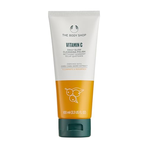 The Body Shop Vitamin C Daily Glow Cleansing Polish – For a Healthier, Fresh-Faced Glow – Vegan – 100ml