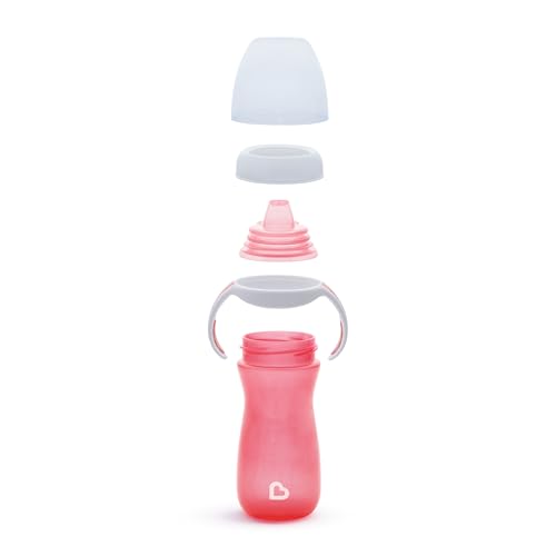 Munchkin® Gentle™ Transition Sippy Cup with Trainer Handles, 10 Ounce, Pink