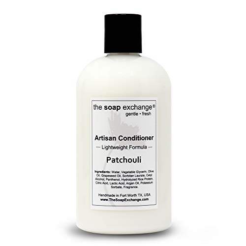 The Soap Exchange Hair Conditioner - Patchouli Scent - Hand Crafted 12 fl oz / 354 ml Natural Artisan Hair Care
