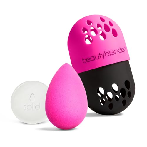 Beautyblender® | Discovery Kit - Makeup Sponge & Makeup Sponge Cleaner, Portable Protection Case, Professional Blending Application, Vegan & Cruelty Free, Made in the USA
