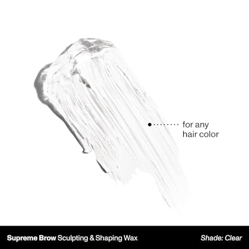 Morphe Supreme Brow Wax - Sculpting & Shaping Eyebrow Wax with a Long-Lasting, Water-Resistant Formula -Designed to Create a Fluffed or Laminated Look - Clear (0.21 oz)