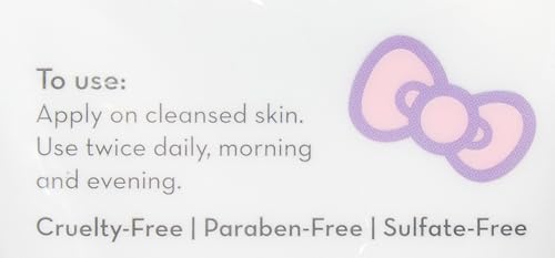The Crème Shop x Hello Kitty Klean Beauty 24/7 Hydration Lock Lightweight Moisturizer, Ultimate Hydration, Hyaluronic Acid, Glycerin & Squalane