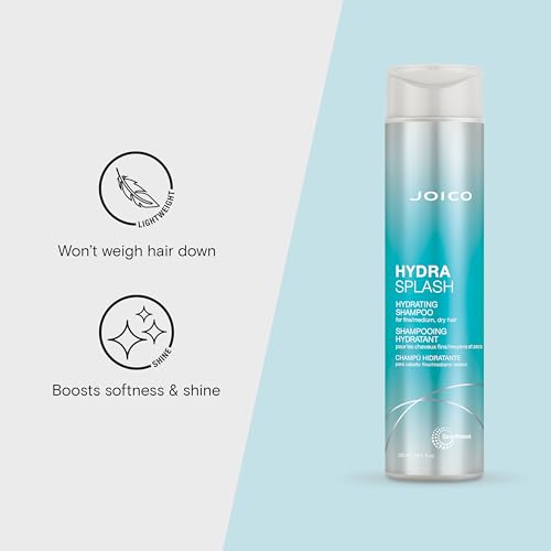 Joico HydraSplash Hydrating Shampoo | For Fine, Medium, Dry Hair | Replenish Moisture | Add Hydration & Softness | With Sea Kelp & Coconut Water | 10.1 Fl Oz