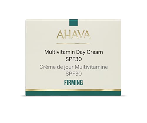 AHAVA Firming MultiVitamin Day Cream SPF 30 - Enriched with Dimethicone, Niacinamide, Panthenol, Vitamin E & Osmoter Blend of Dead Sea Minerals for Enhanced Firmness, Luminosity, Radiance 1.7 Fl Oz