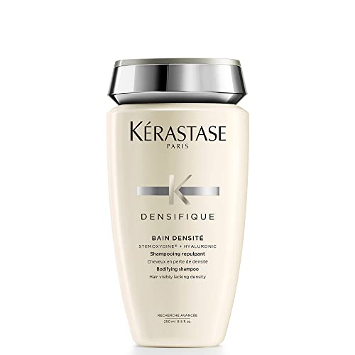 KÉRASTASE Densifique Densité Shampoo, Thickening & Strengthening Shampoo, Removes Build-Up & Adds Shine with Hyaluronic Acid for Fine, Thin & Thinning Hair, 8.5 Fl Oz