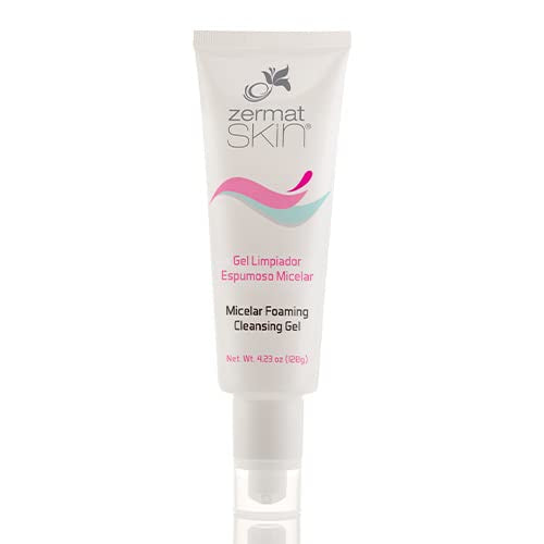 Zermat, Face Cleanser Gel, Skin, Micellar Foaming, Deep Cleansing and Hydration, 4.23 Oz.