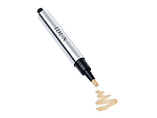 IDUN Minerals Liquid Pen Concealer, Raps - Light Coverage, Illuminating Formula, For Light/Medium Skin - Brighten Under-eye, Hide Imperfections - Vegan, Safe for Sensitive Skin - Yellow Tint, 0.10 oz