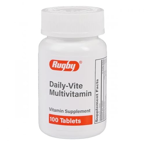 Rugby Daily-Vite Multivitamin Vitamin Supplement - 100 Tablets (2 Pack)