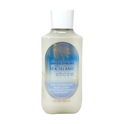 Bath and Body Works Body Lotion, Set of 2, 8oz Each (Sea Island Shore)