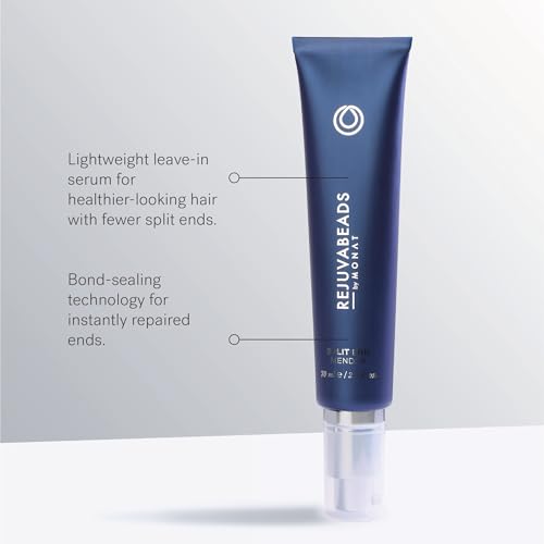 MONAT Rejuvabeads® Infused w/Rejuveniqe® - A Revolutionary Leave-in Split End Mender. Lightweight Serum Instantly Repairs Split Ends & Leaves Healthier-Looking Hair. - Net Wt. 70 ml / 2.4 fl. oz.