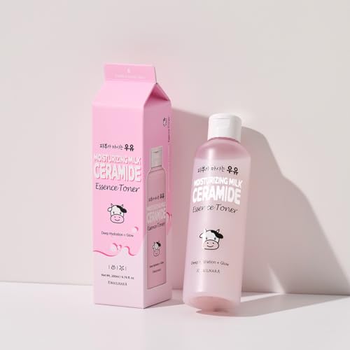 WELCOS Kwailnara Moisturizing Ceramide Toner | Long Lasting Hydrating, Soothing, Nourishing w/Milk Extract, Shea Butter, Royal Jelly | Korean Skin Care | 200ml / 6.76 Fl. oz