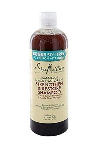 SheaMoisture Jamaican Black Castor Oil Strengthen and Restore Shampoo - 19.8 fl oz (Pack of 1)