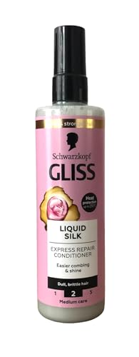 Gliss Kur Liquid Silk Express Repair Conditioner Spray 200ml / 6.7 Fl. Oz.