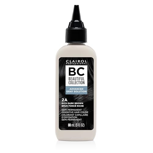 Clairol Professional Beautiful Collection Advanced Gray Solutions, 2A Rich Dark Brown, 3 oz. - Packaging May Vary