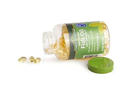 Walgreens (Formerly Finest Nutrition) Half-The-Size Fish Oil 1200 mg Softgels 200.0ea