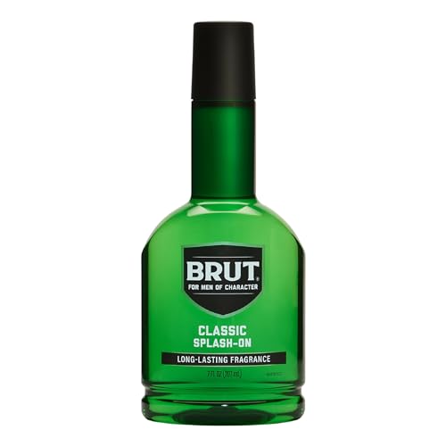 Brut Splash-On Original Fragrance - Bold, Masculine Cologne for Men - Long Lasting Mens Fragrance With Spicy Woods, Floral, and Citrus Notes - 7 oz