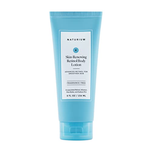 Naturium Skin-Renewing Retinol Body Lotion, Advanced Firming Anti-Aging Skin Care, with Encapsulated Retinol & Shea Butter, 8 oz