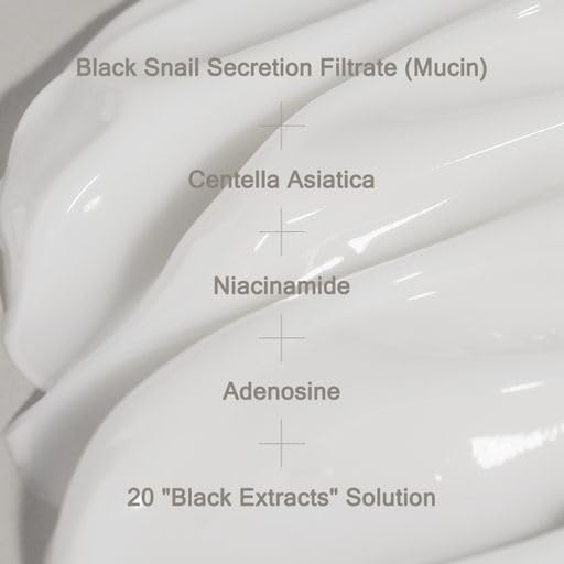Mizon Black Snail All in One Cream, 90% Black Snail Mucin Extract, Day and Night Face Moisturizing Snail Mucin Extract, Anti-wrinkles, Blemish Care and Firming (Black Snail Tube (35ml))