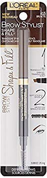 L'Oreal Brow Stylist Shape and Fill Pencil, Brunette 0.008 oz (Pack of 2)