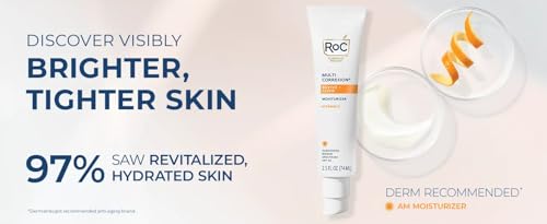 RoC Multi Correxion Revive + Glow Moisturizer with Vitamin C and SPF 30, 2 pack, 2.5 Fl OZ each
