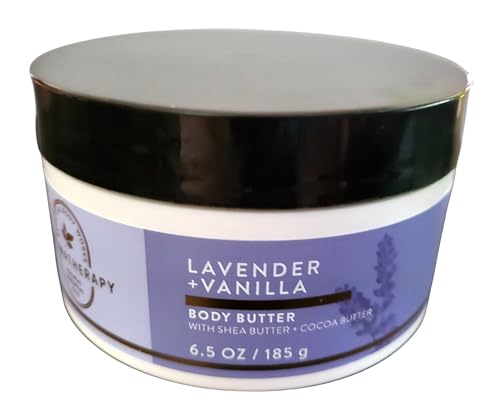 Bath and Body Works Lavender Vanilla Aromatherapy Body Butter 6.5 Ounces