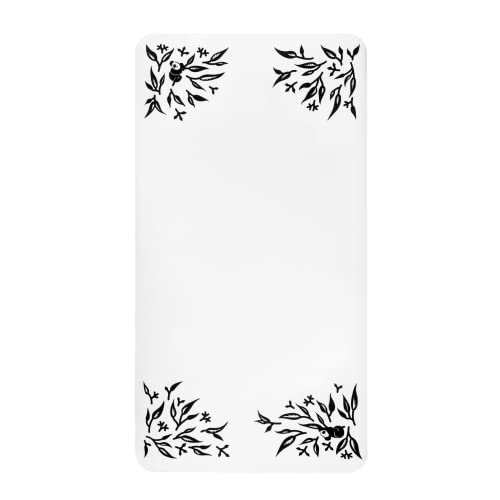 Nanit Smart Sheets, works with All Nanit Cameras to Measure Your Baby's Growth, 100% Cotton Fitted Sheets, Crib, White, One Size