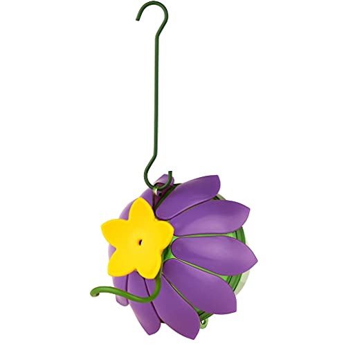 Nature's Way Bird Products SFHF2 So Real Single Flower Hummingbird Feeder, Purple, 4 Dia.