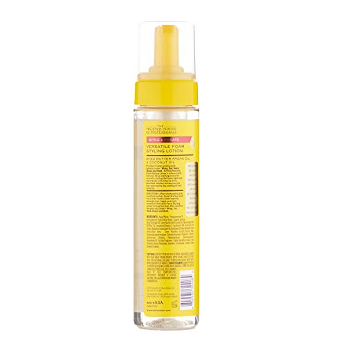 Motions Style and Create Versatile Foam Styling Lotion - For Use on All Hair Types, Lightweight Formula, Contains Shea Butter, Argan Oil, & Coconut Oil, 8.5 oz