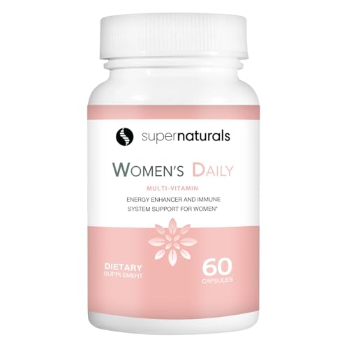 Super Naturals Health, Multivitamin for Women, Immune Defense Supplement Multivitamin Capsules, Vegan Supplements for Women - 60 Capsules