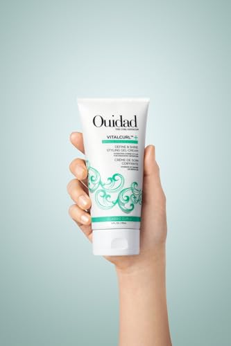 OUIDAD VitalCurl+ Define & Shine Styling Gel Cream, 6oz