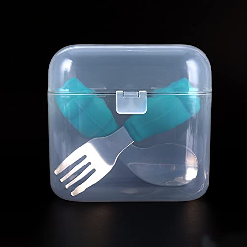 Accmor Pacifier Container - 2 Pacifier Holder Case for Travel, BPA Free, Transparent