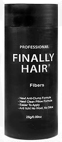 Hair Building Fibers Dark Brown Hair Loss Concealer Fiber 28 Gram .99oz Refillable Bottle By Finally Hair (Use Our Dark Chocolate Brown For Darker)